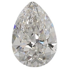 Sparkling 1 pc Natural Diamond with 0.90 ct  Pear G VS2 GIA Certificate