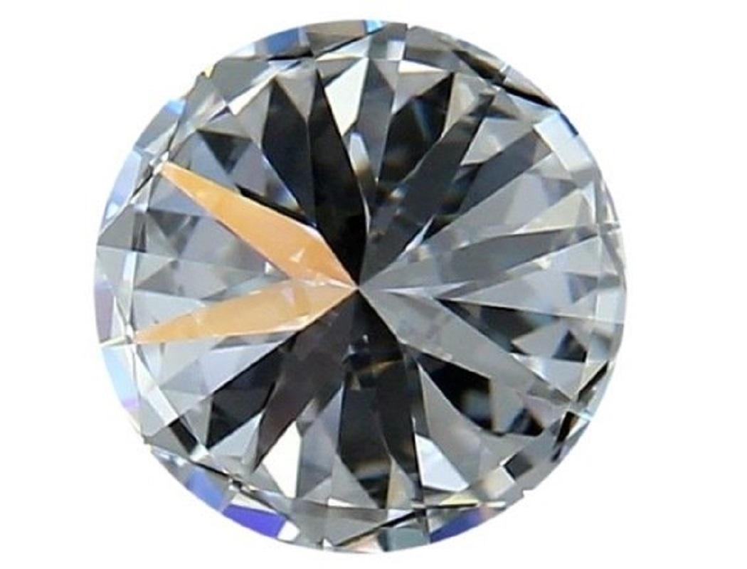 Sparkling 1 pc Natural Diamond with 2.0 ct D IF, IGI Certificate For Sale 2