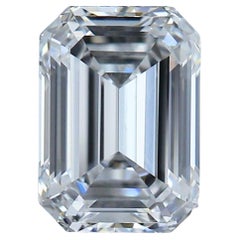 Sparkling 1.01ct Ideal Cut Emerald-Cut Diamond - GIA Certified