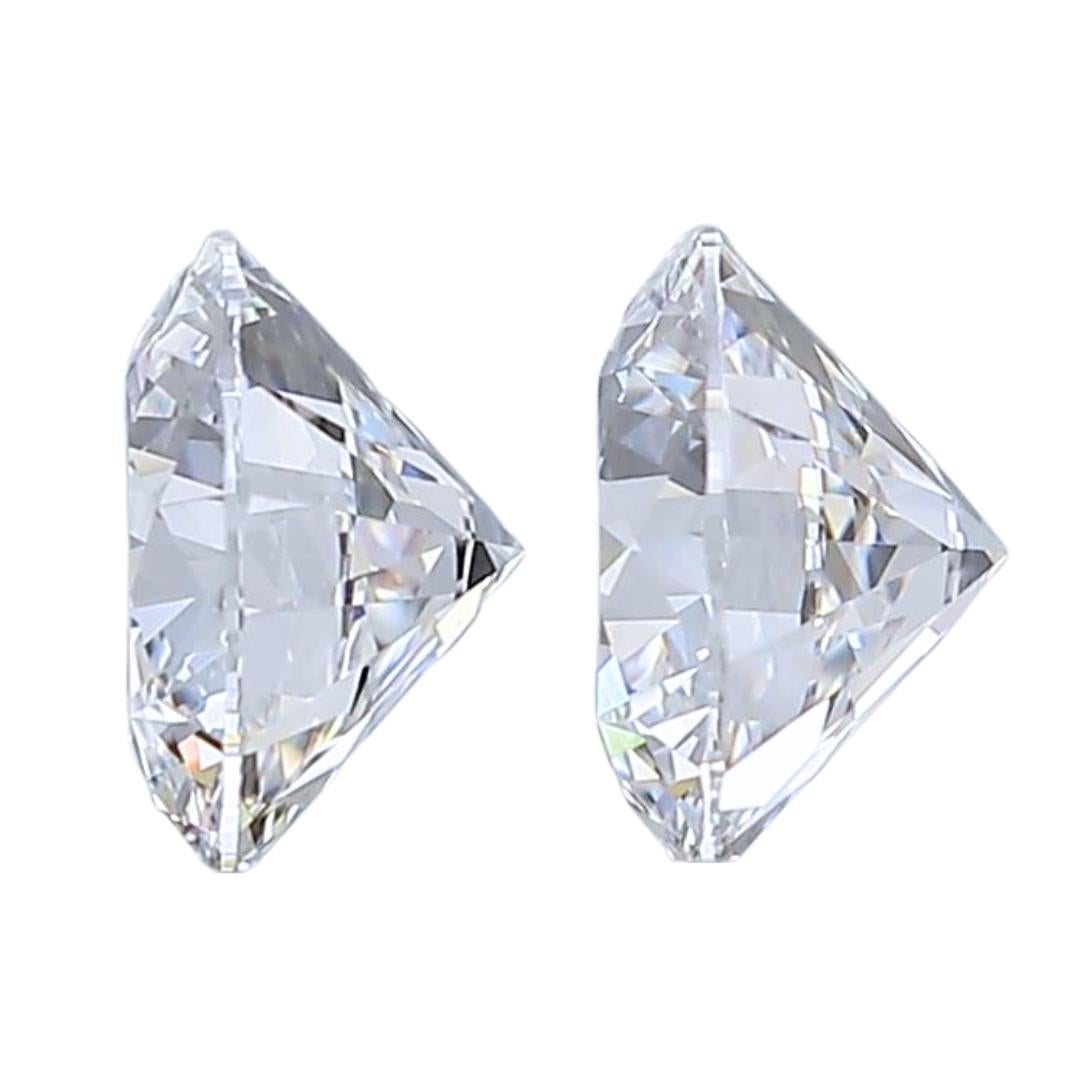 Sparkling 1.01ct Ideal Cut Diamanten-Paar mit Idealschliff - GIA-zertifiziert Damen
