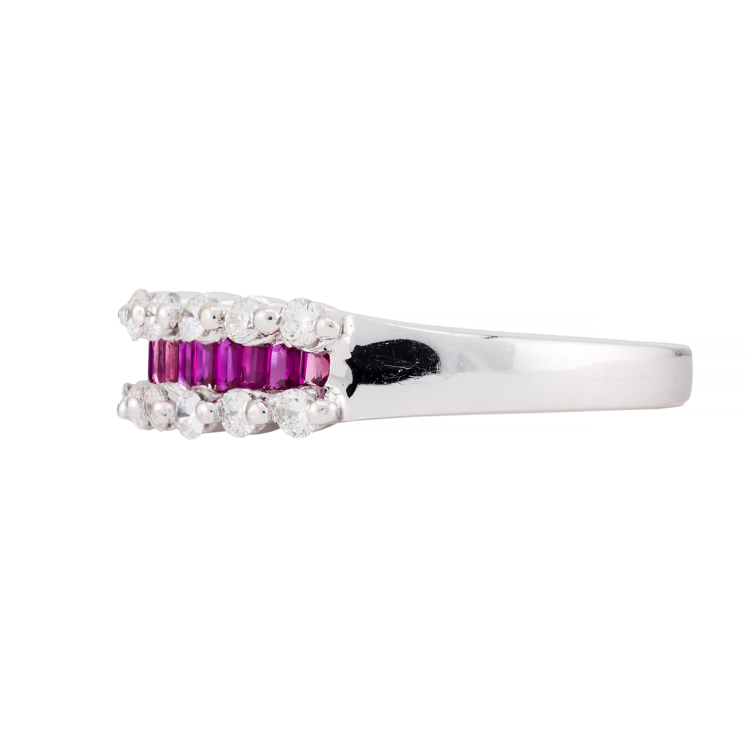 Aston Estate Jewelry Presents:

An exquisite engagement ring showcasing a 1.01 carat brilliant-cut diamond, graded G color and VS2 clarity. The white centerpiece is elegantly set in a 14k yellow gold band.

Enhancing the central diamond are 0.24