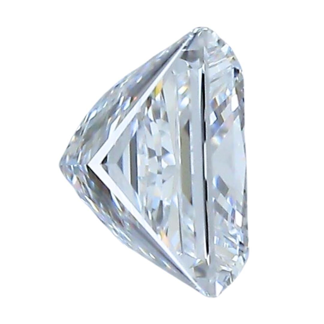 Quadrato Scintillante diamante a forma quadrata con taglio ideale da 1,40 carati - Certificato GIA in vendita