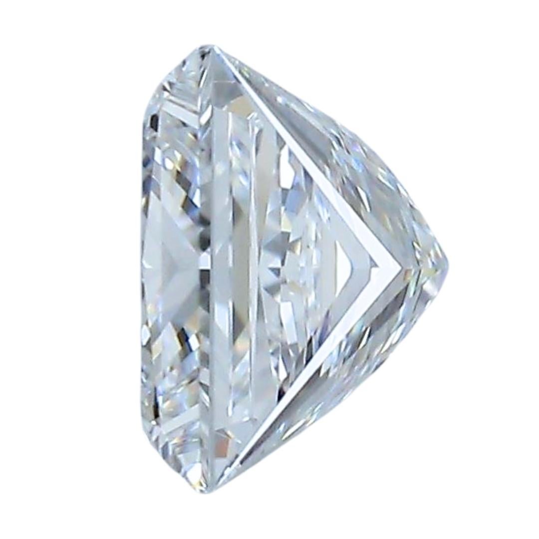 Sparkling 1.40ct Ideal Cut Square-Shaped Diamond - GIA Certified In New Condition For Sale In רמת גן, IL