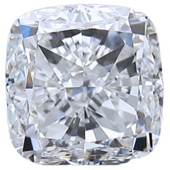 Sparkling 1,5 Karat Quadratischer Diamant im Kissenschliff mit Modified Brillantschliff