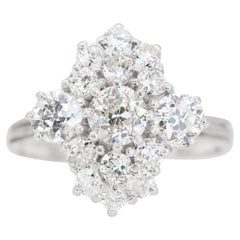 Sparkling 1.70ct Diamond Ring set in 14K White Gold