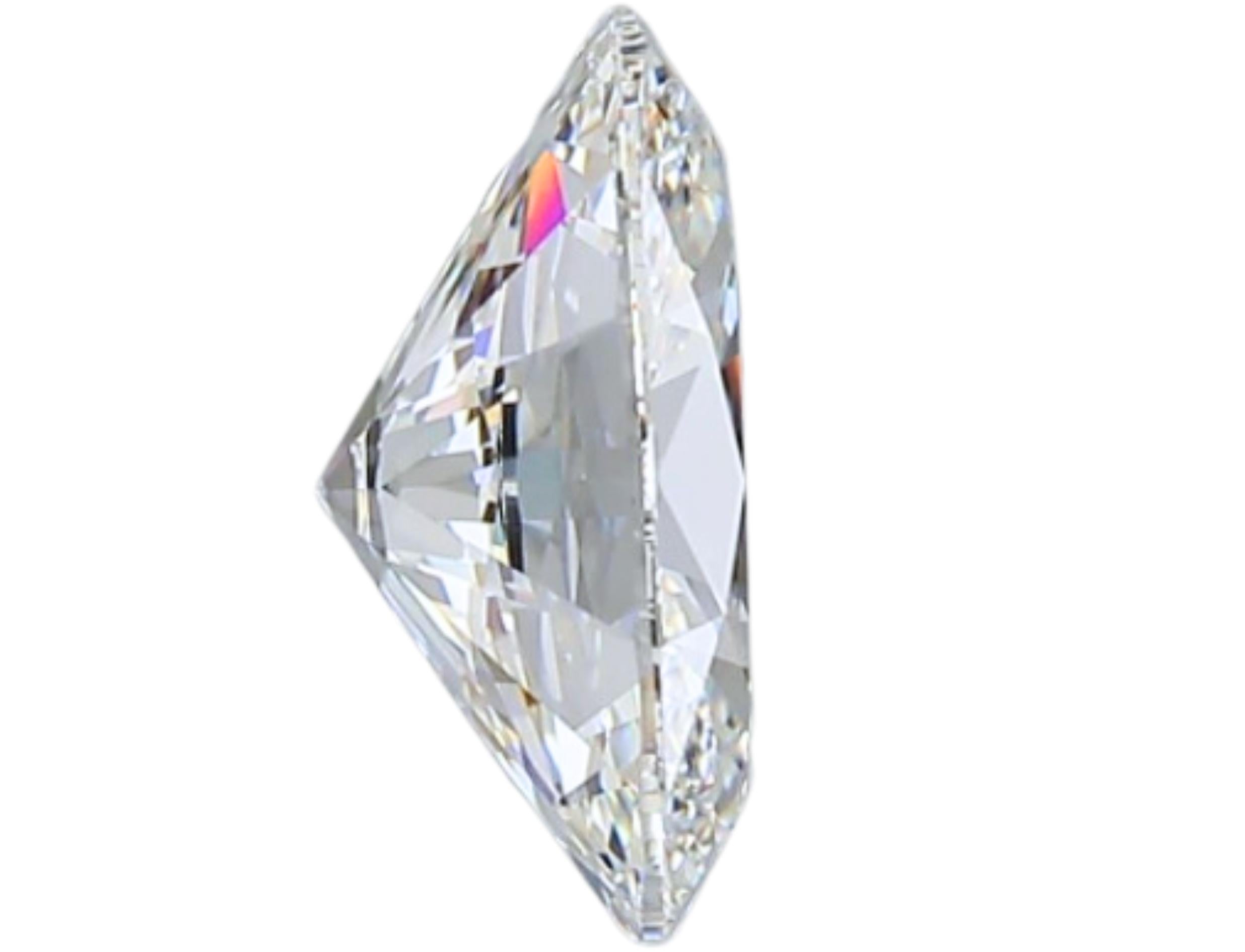 Sparkling 1.73 carat Oval Cut Brilliant Diamond For Sale 1