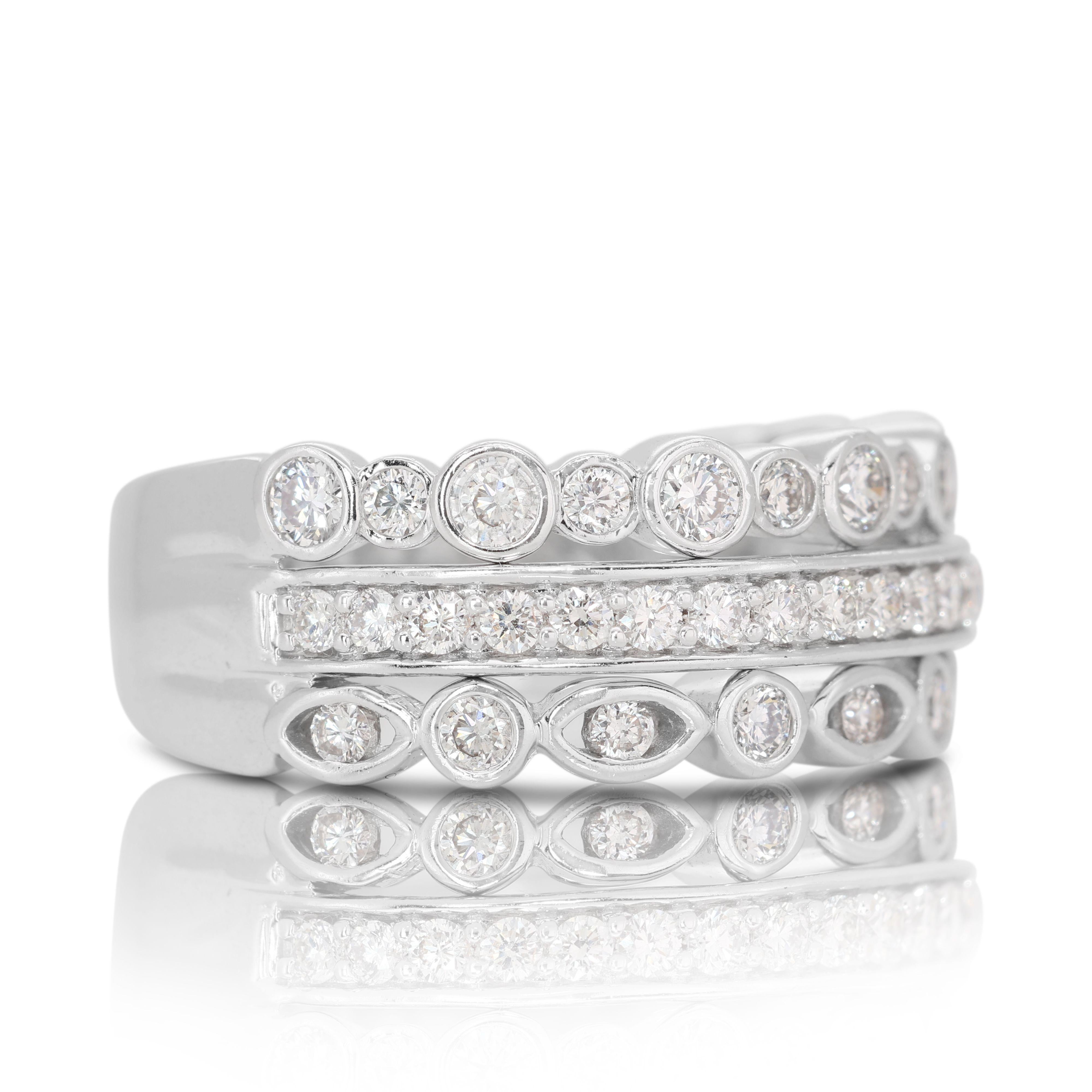 sparkling band ring