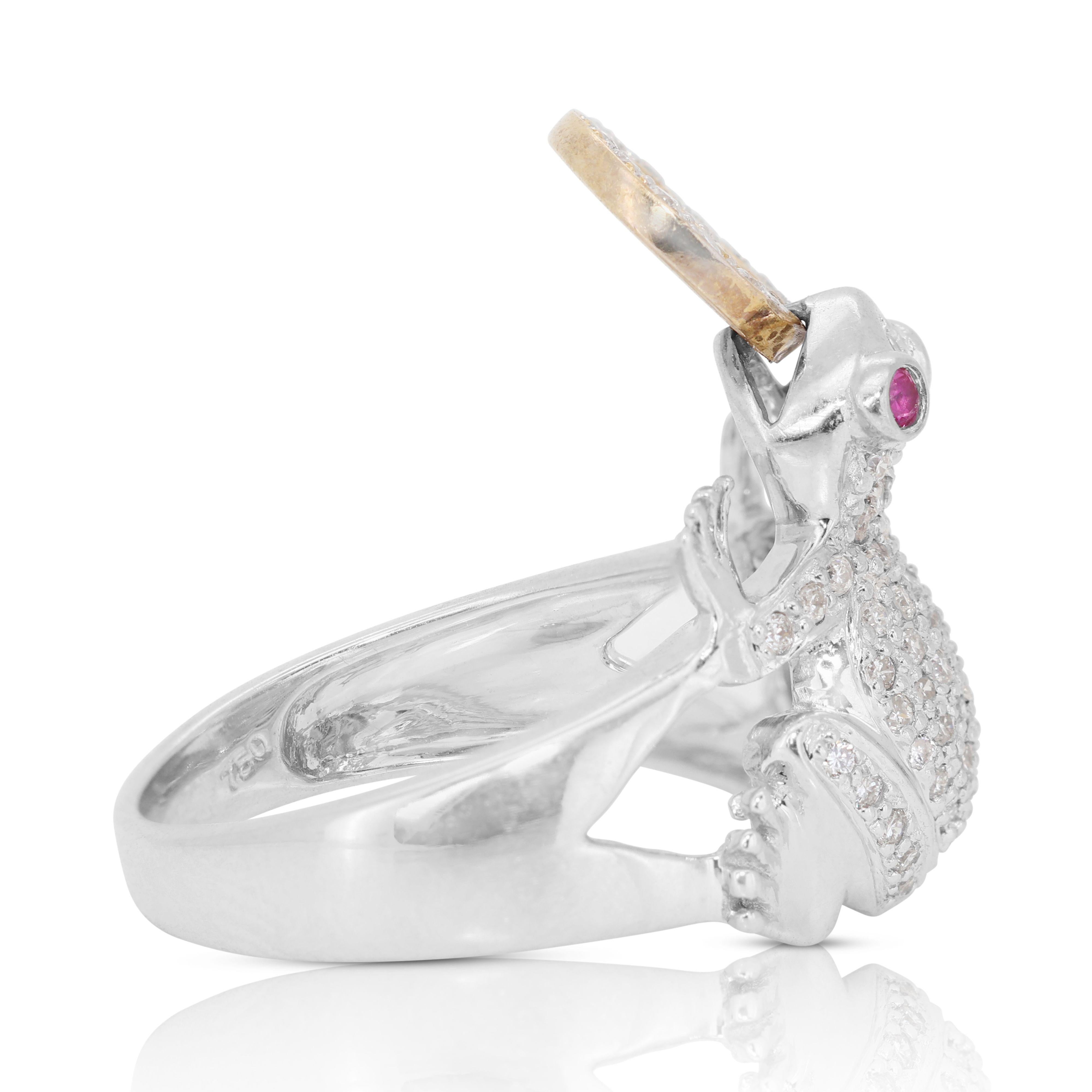 frog ring gold