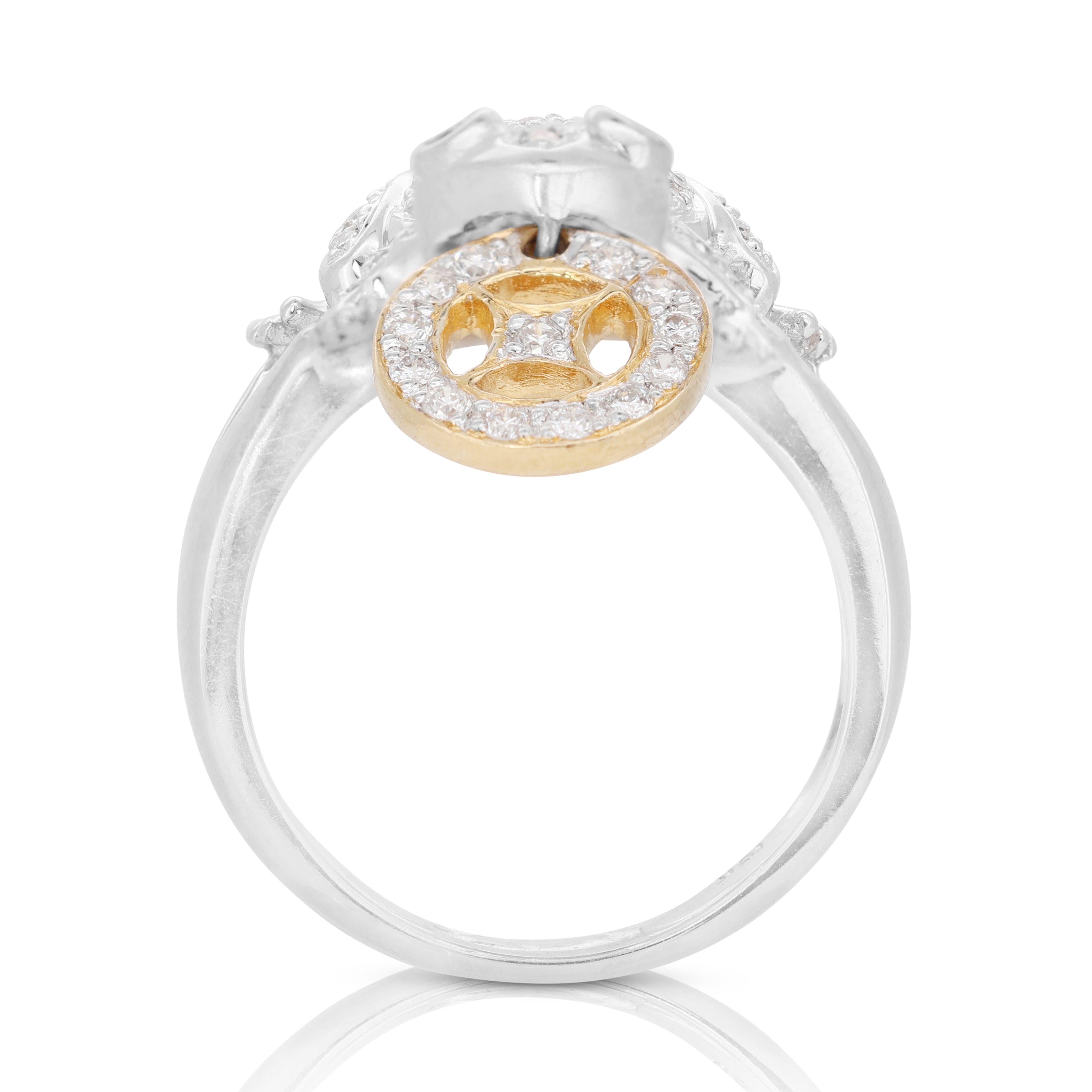 gold frog ring 18k