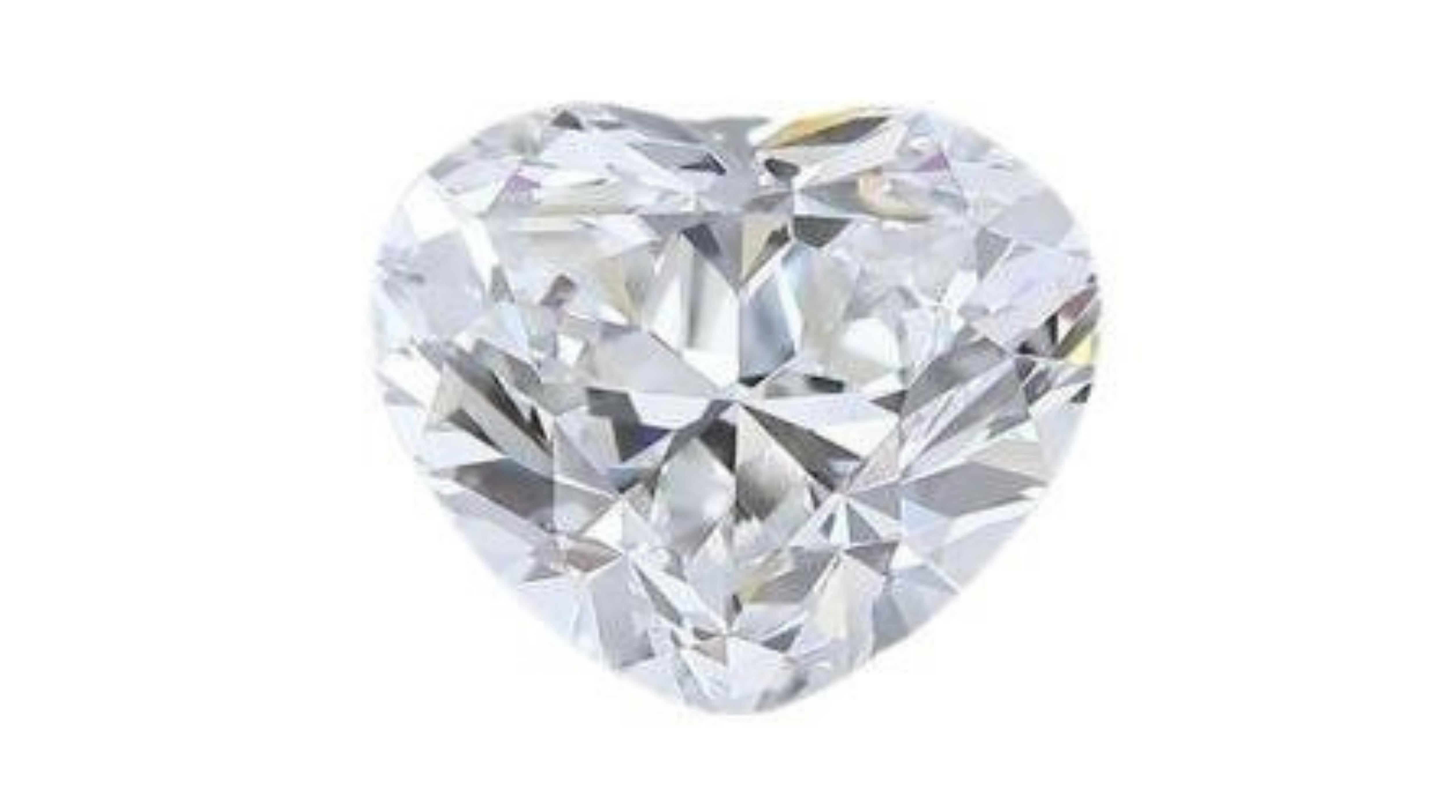 Taille cœur Étincelant 1pc. 1.01ct. Diamant naturel Brilliante en forme de coeur en vente