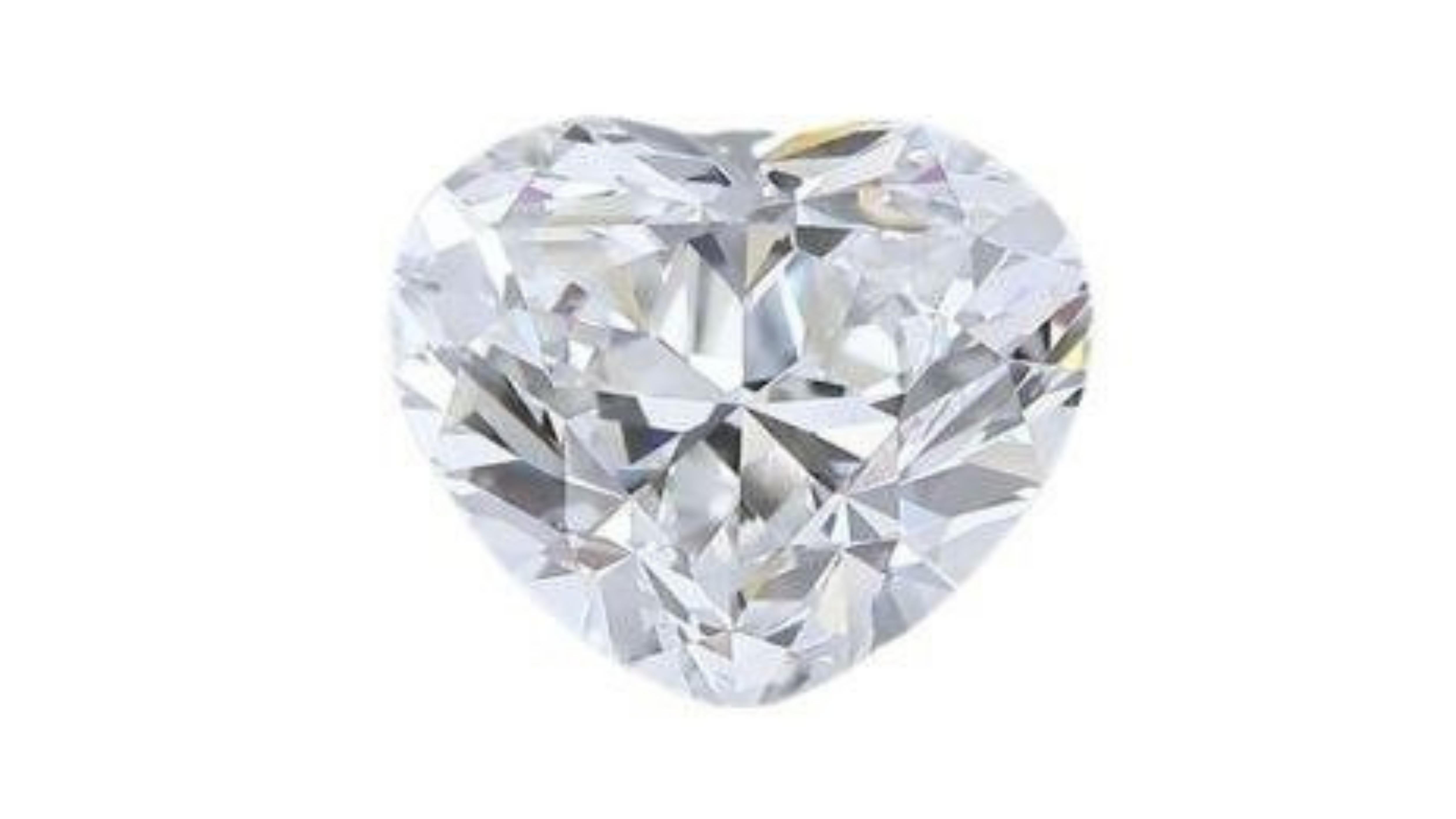 Étincelant 1pc. 1.01ct. Diamant naturel Brilliante en forme de coeur en vente 3