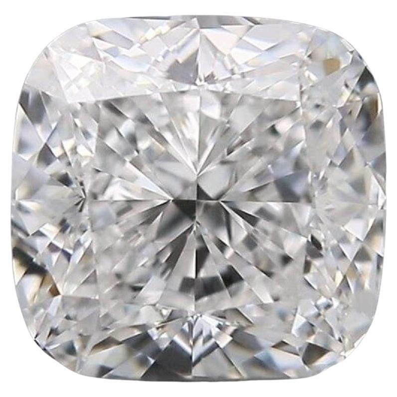 Sparkling 1pc Diamond w/ 0.75 ct Cushion E VS1 GIA Certificate For Sale