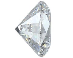 Sparkling 1pc Flawless Natural Diamond with 0.52 ct Round D IF IGI Certificate