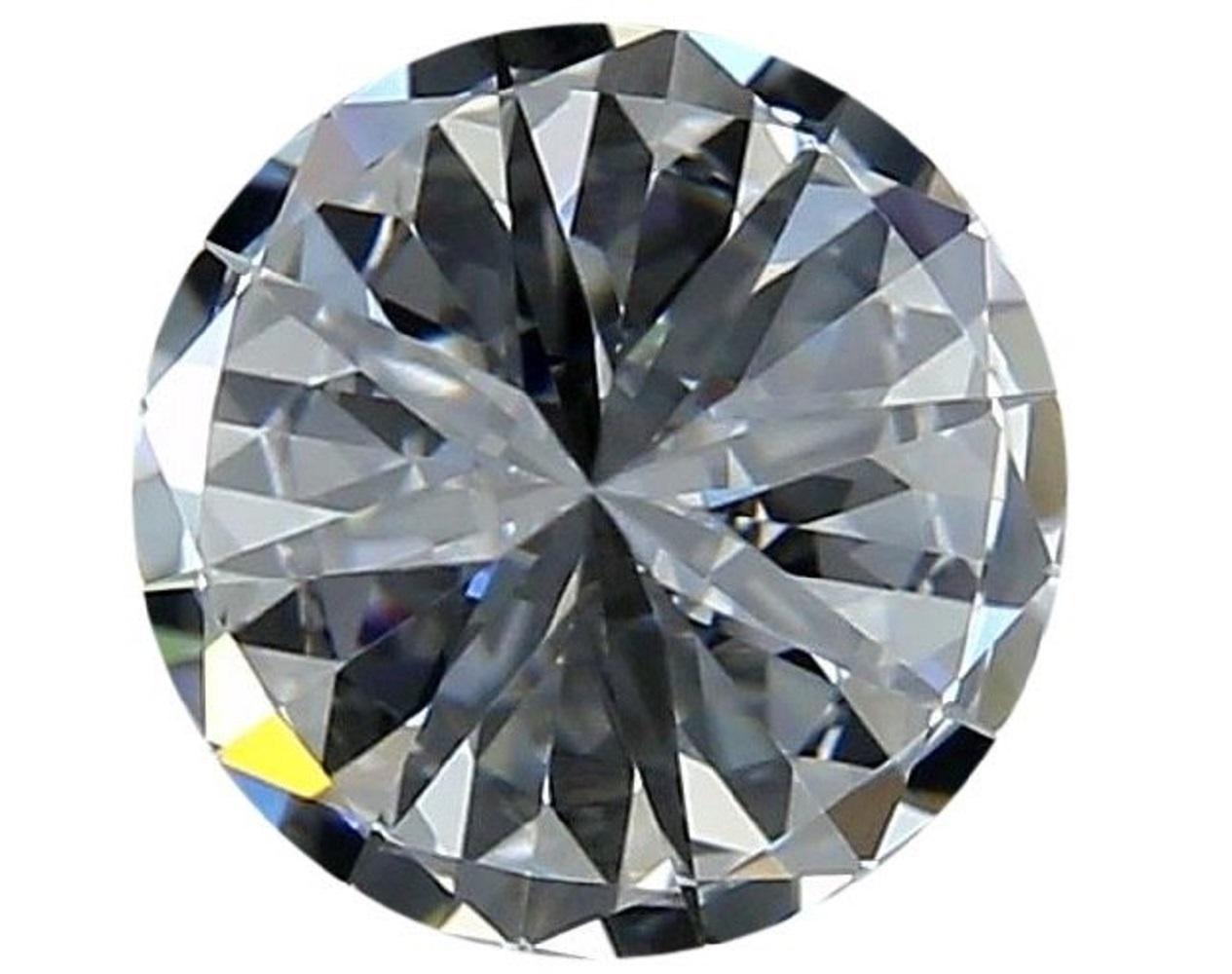 Sparkling 1pc Flawless Natural Diamond avec 0.52 ct Round D IF Certificat IGI en vente 1
