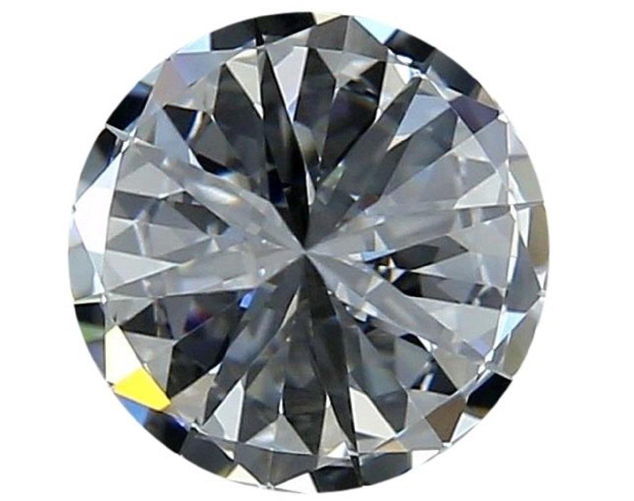 Sparkling 1pc makelloser natürlicher Diamant mit 0,52 ct rundem D IF IGI-Zertifikat im Angebot 1