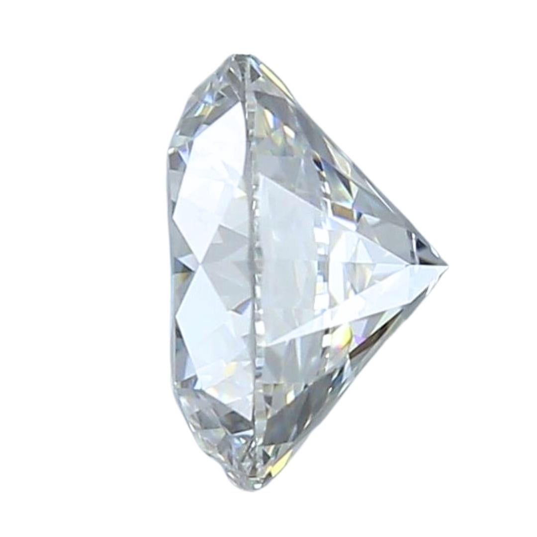 Taille ronde Étincelante 1 pièce, diamant naturel de taille idéale de 1,14 carat, certifié GIA