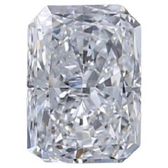 Sparkling 1Pc Natural Diamond with 0.50 Carat Radiant D IF IGI Certificate