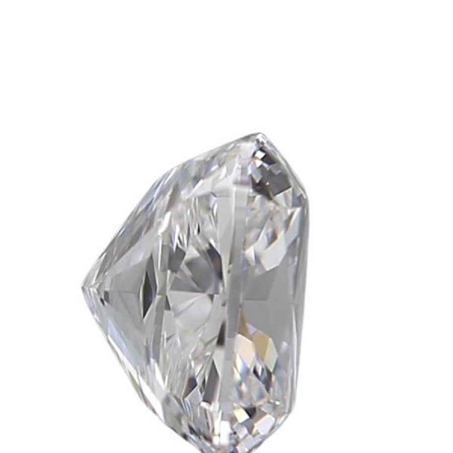 Cushion Cut Sparkling 1pc Natural Diamond with 0.70ct Cushion D IF IGI Certificate For Sale