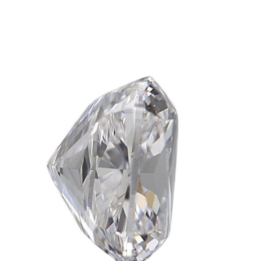 Diamant naturel scintillant de 1 pièce avec coussin de 0,70 carat certifié D IF IGI Neuf - En vente à רמת גן, IL