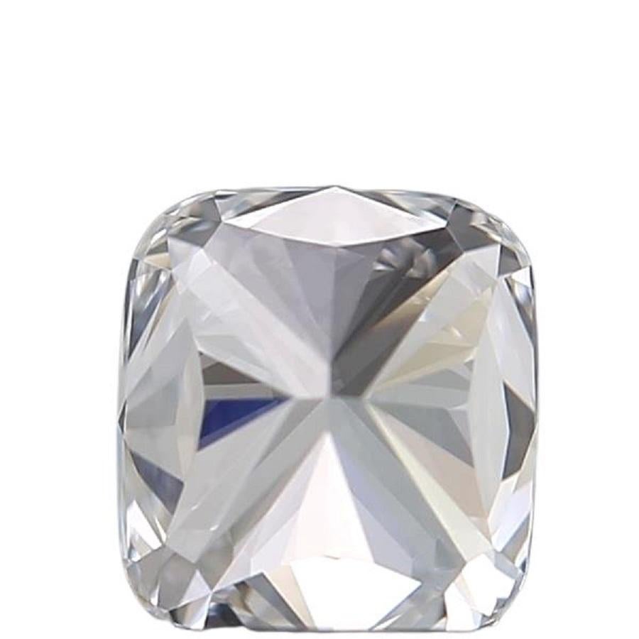 Sparkling 1pc Natural Diamond with 0.70ct Cushion D IF IGI Certificate For Sale 1