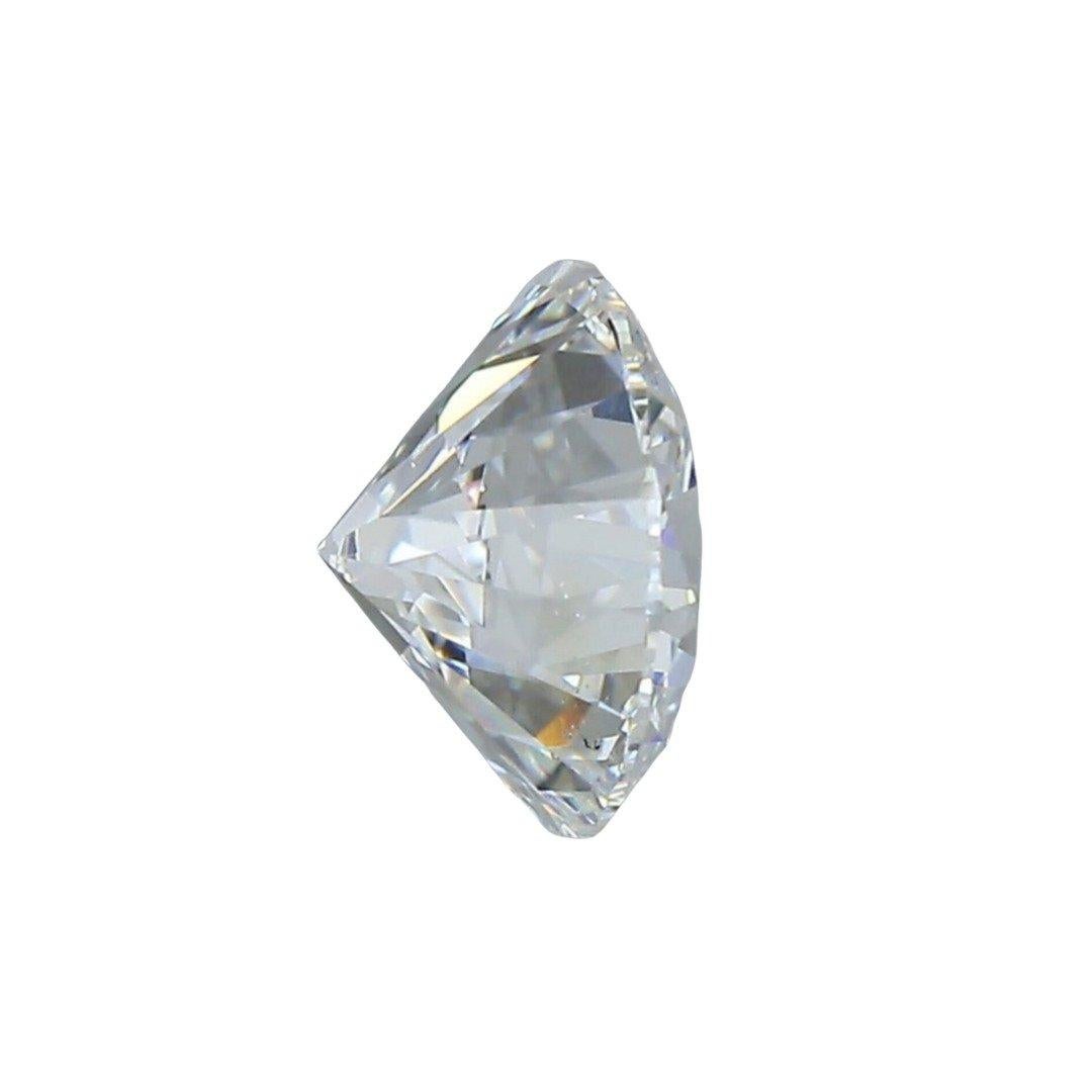 Sparkling 1pc Natural Diamond w/ 0.71 Ct Round Brilliant G SI1 GIA Certificate In New Condition For Sale In רמת גן, IL