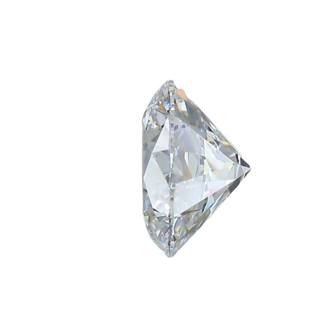 Sparkling 1pc Natural Diamond w/ 0.71 Ct Round Brilliant G SI1 GIA Certificate For Sale 1