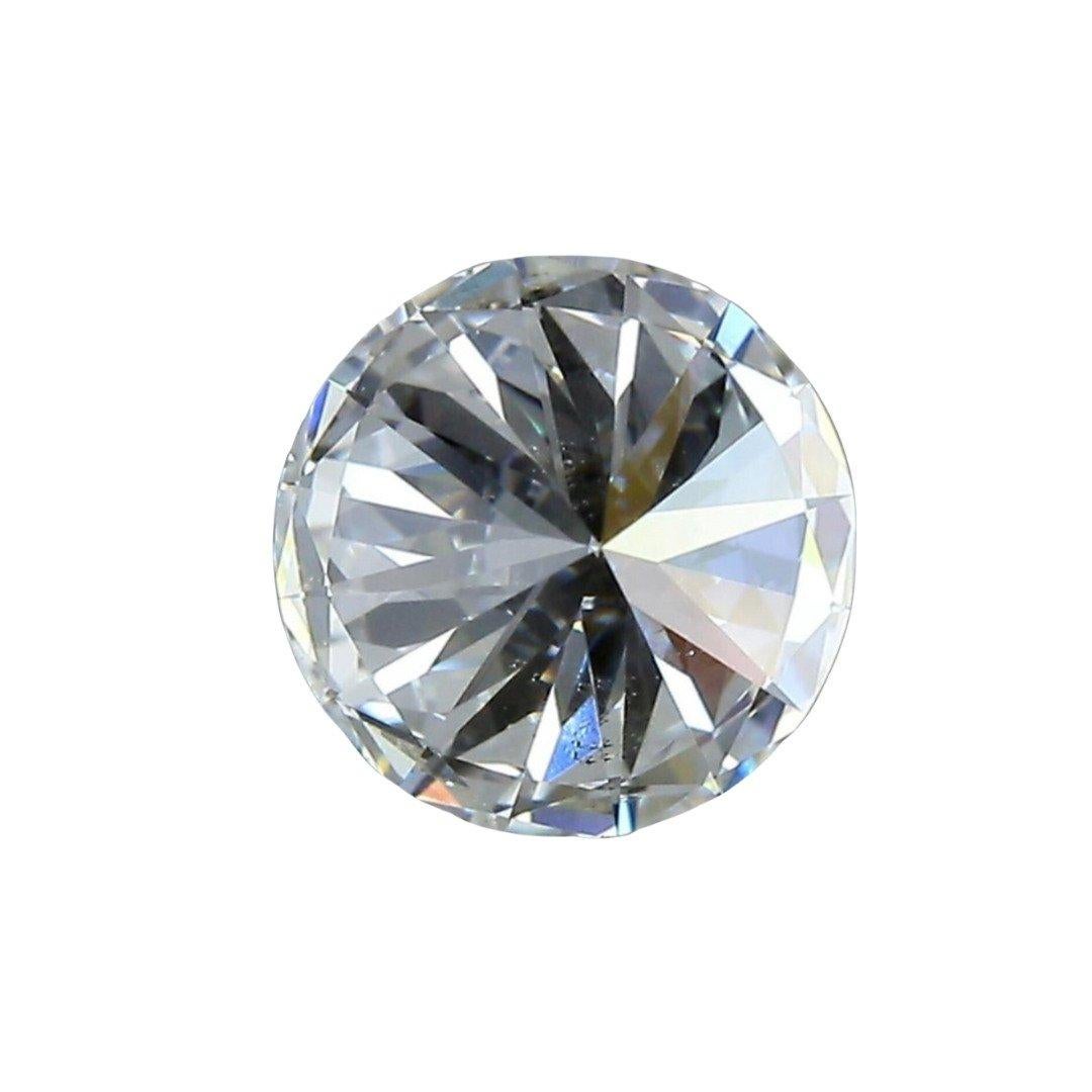 Sparkling 1pc Natural Diamond w/ 0.71 Ct Round Brilliant G SI1 GIA Certificate For Sale 2
