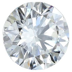 Diamant naturel étincelant avec 0,71 ct de diamant rond brillant G SI1 Certificat GIA