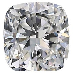 Sparkling 1pc Natural Diamond w/ 0.73 Carat Cushion D IF IGI Certificate