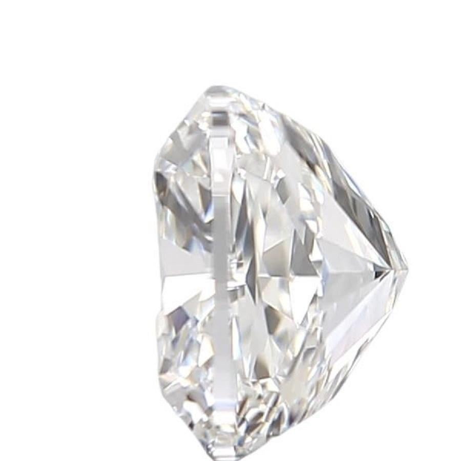 Cushion Cut Sparkling 1pc Natural Diamond with 0.80 Carat Cushion F VVS2 GIA Certificate