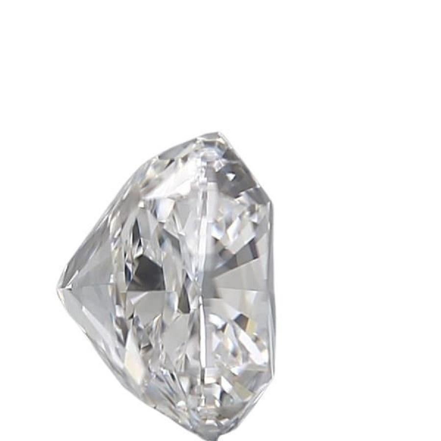 Sparkling 2 Pcs Natural Diamonds with 1.41 Carat Cushion E VVS1 GIA Certificate For Sale 2