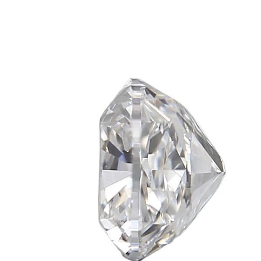Sparkling 2 Pcs Natural Diamonds with 1.41 Carat Cushion E VVS1 GIA Certificate For Sale 3