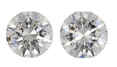 Sparkling 2 pcs Natural Diamonds with 2.01 total ct, GIA Certificate