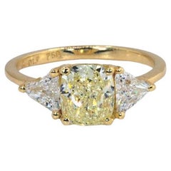 Brillante Anillo de Diamantes de 3 Piedras de 2,03 ct