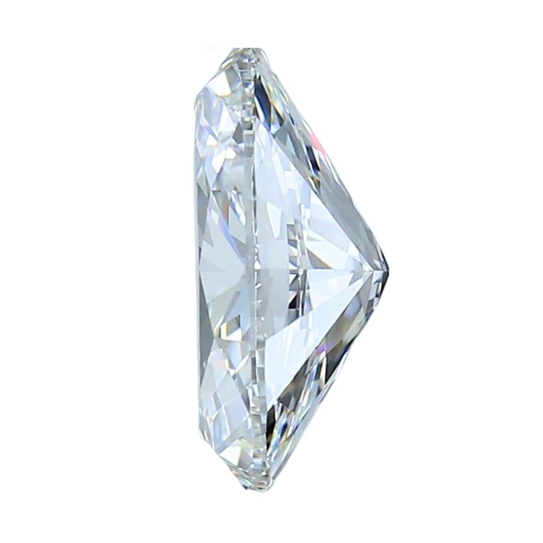 Taille ovale Diamant étincelant de 2,20 carats de forme ovale idéale, certifié GIA en vente