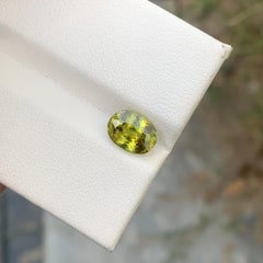 Sparkling 2.50 Carats Natural Loose Fire Sphene Titanite Gem Oval Shape