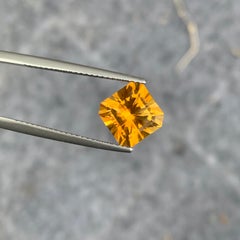 Sparkling 3.0 Carat Natural Loose Yelloe Citrine Gemstone from Brazil Mines