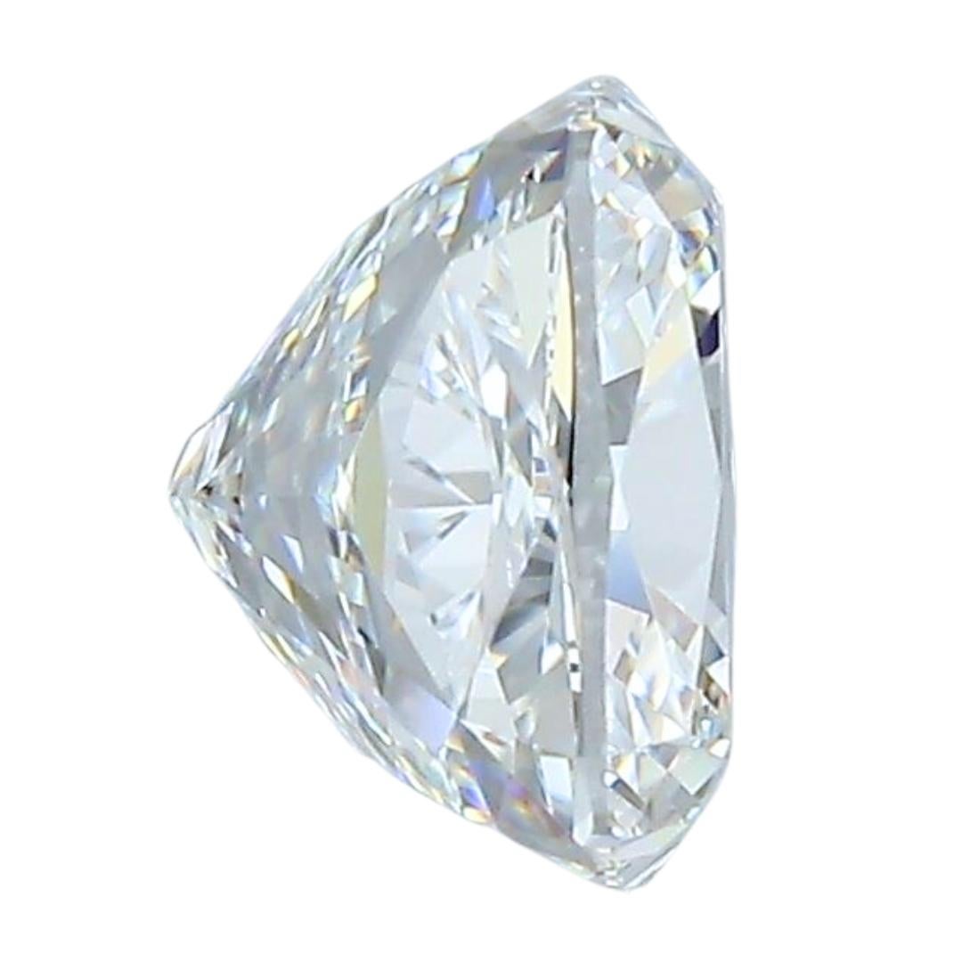 Sparkling 3.01ct Ideal Cut Cushion-Shaped Diamond - GIA Certified In New Condition For Sale In רמת גן, IL