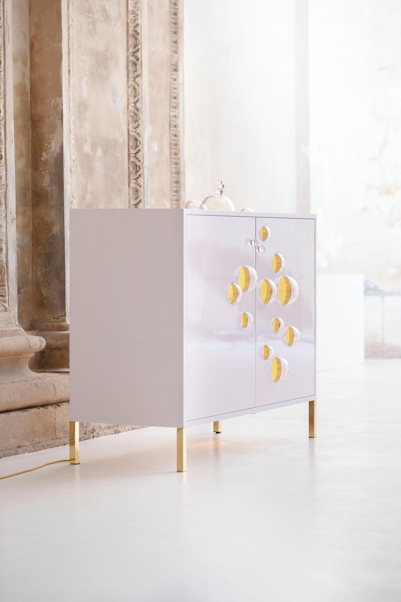 Modern Sparkling Cabinet by Simone Crestani for Volumnia For Sale