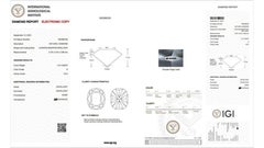 Sparkling Cushion Modified Brilliant Cut Natural Diamond in a 1.01 Carat