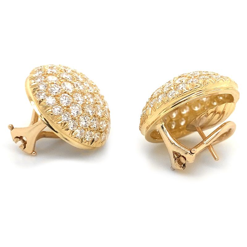 sparkling diamond earrings