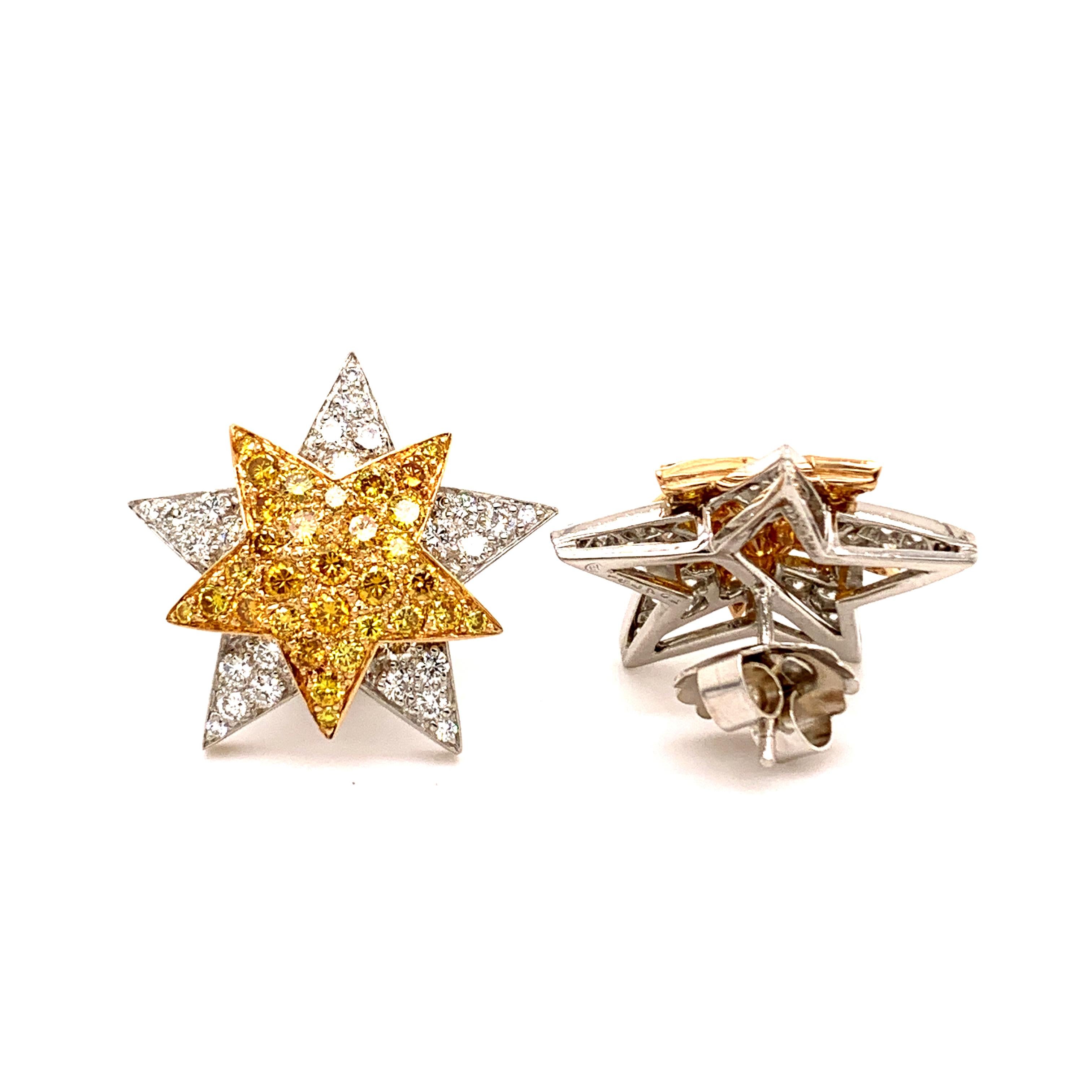 Women's  Oscar Heyman  Fancy Diamond Earrings