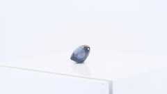 Espinela azul natural brillante gema talla cojín
