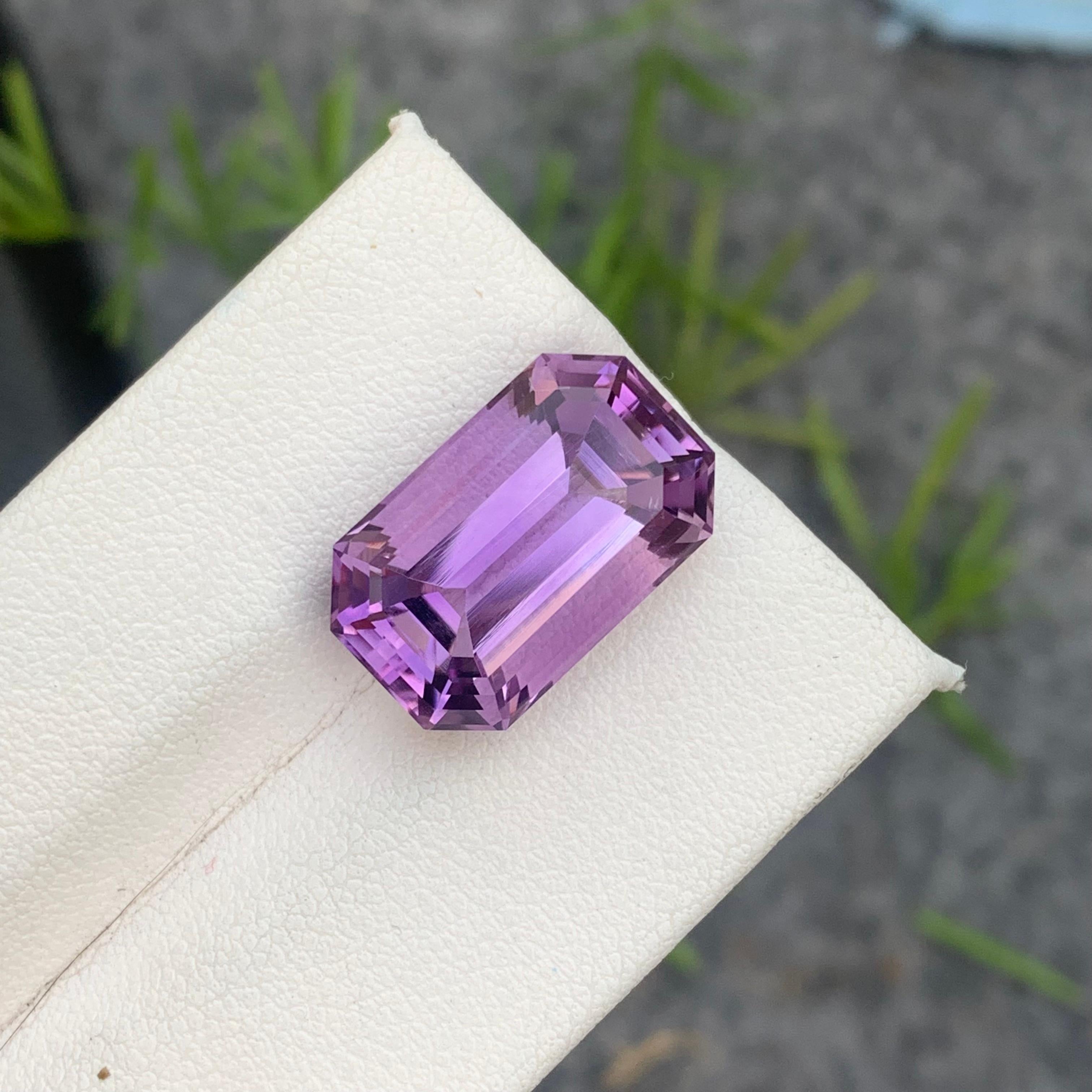 Amatista natural brillante suelta 10,65 quilates para joyería en venta 6