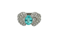 Sparkling Platinum 1.15 Catat Paraiba Ring