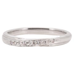 Sparkling Platin Pave-Ring mit 0,15 Karat natürlichen Diamanten