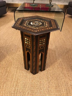 Sparkling Small Gem of a Moroccan Side or Drinks Table