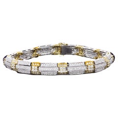 Sparkling Two-Tone Diamond Estate Bracelet
