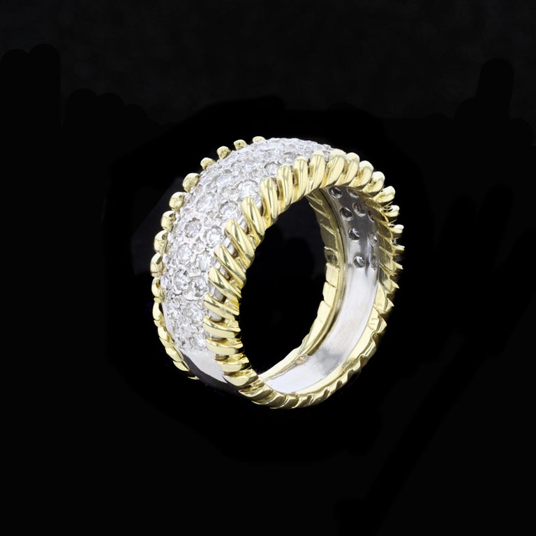 sparkling-two-tone-yellow-gold-and-platinum-diamond-estate-ring-for