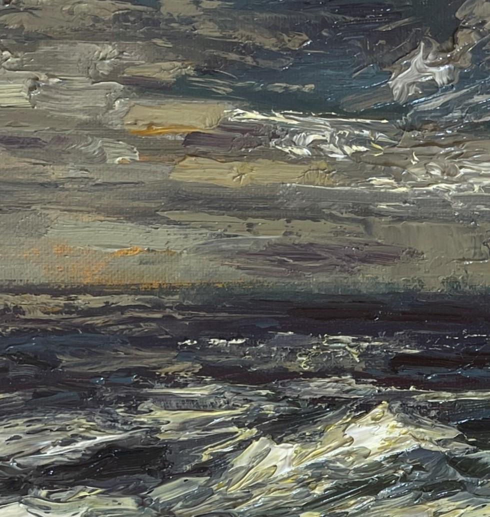„California Beach“ von Sparky LeBold, Ölgemälde im Pazifischen Ozean im Angebot 1
